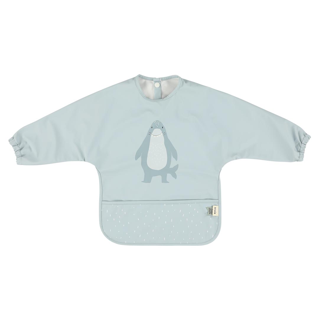 Waterproof long sleeve bib - Mr. Shark